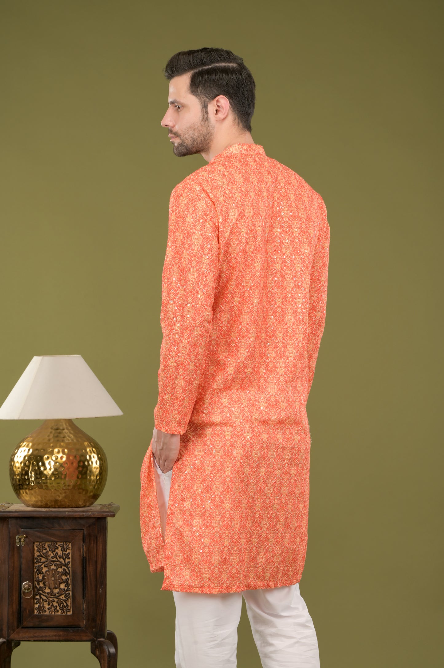 TARANG - Sunset Glow Embroidered Kurta Set