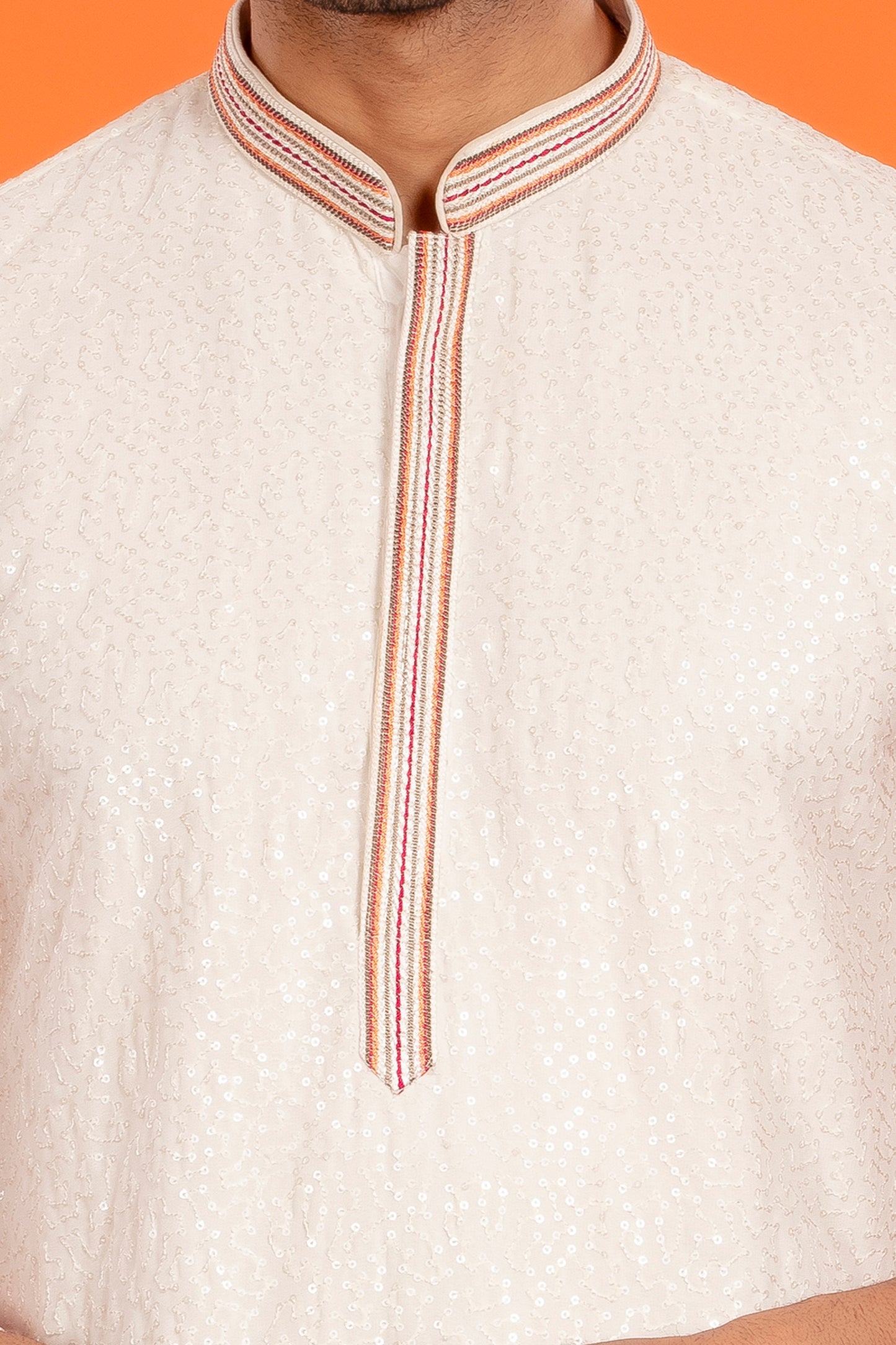 Aarin – Ivory Bloom Embroidered Kurta Patiala Set with Dupatta