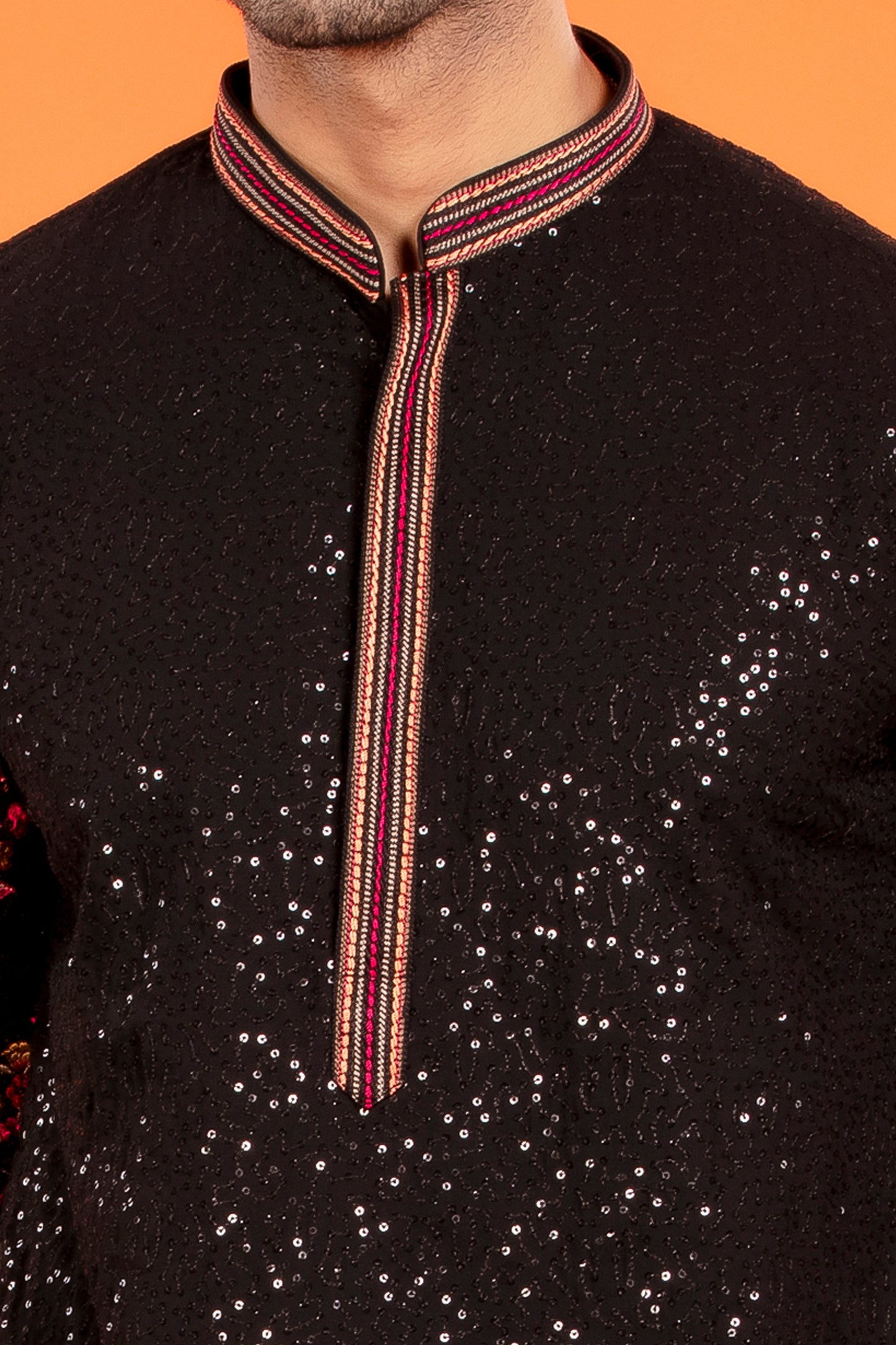 Aarin – Midnight Bloom Embroidered Kurta Patiala Set with Dupatta