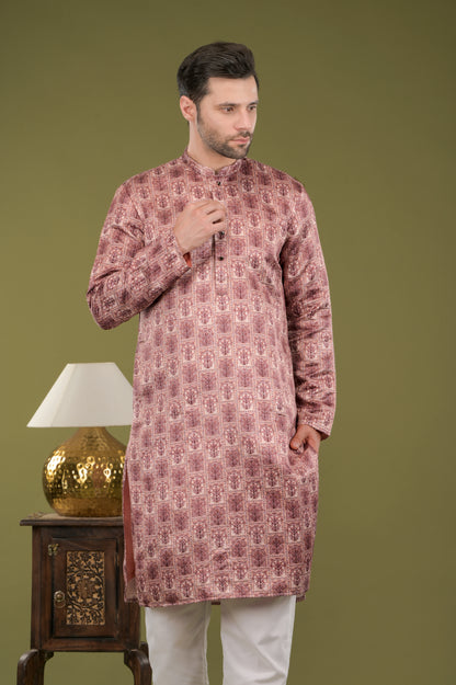 RIVAZ - Vintage Royale Digital Print Kurta Set with Inner Lining