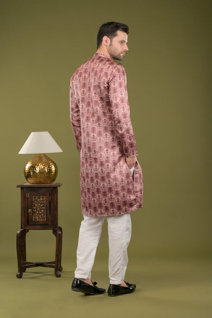 RIVAZ - Vintage Royale Digital Print Kurta Set with Inner Lining