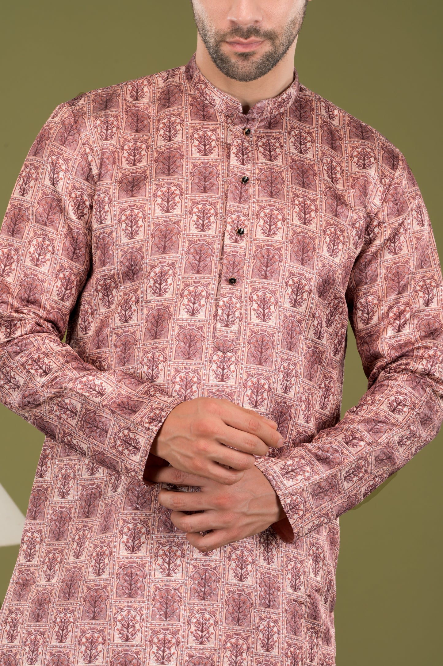 RIVAZ - Vintage Royale Digital Print Kurta Set with Inner Lining